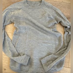 Lululemon rest less ribbed pullover sweater